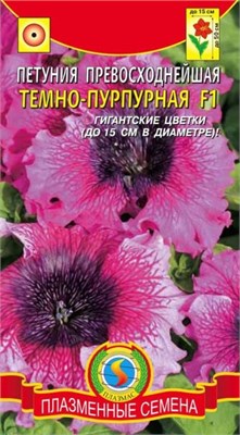 Петуния Превосходнейшая Тёмно-пурпурная F1 10 драже ПЛ 740865 - фото 5513